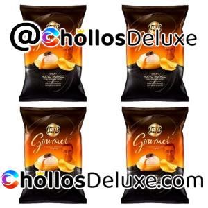 4x Lay's Gourmet Patatas Fritas Sabor Huevo Trufado 150g