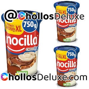 3x Nocilla ChocoMix Tarrina 750g