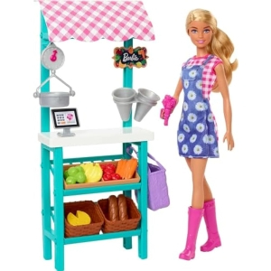 Barbie y su Mercado Muñeca con Accesorios