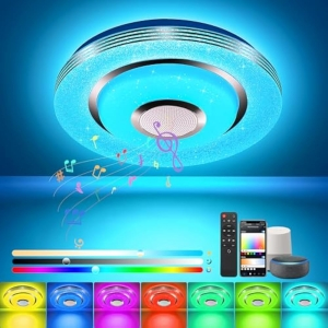Plafon LED Altavoz Bluetooth RGB Alexa/Google