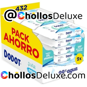 9x Dodot Aqua Pure 48 Toallitas