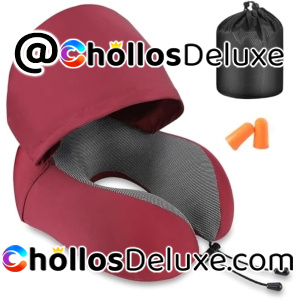 Almohada de Viaje para Cuello con Capucha +Extras