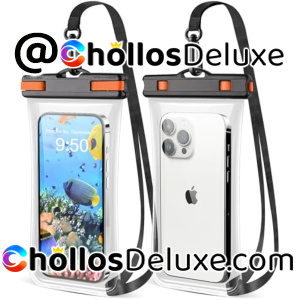 Pack de 2 Fundas Impermeables Móvil Hasta 6.9"
