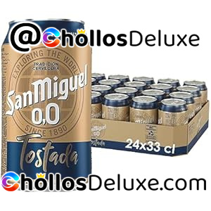 Pack de 24 San Miguel 0,0 Tostada Cerveza Sin Alcohol 330ml