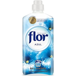 2x Flor Suavizante Concentrado Ropa Aroma Azul 59 Dosis