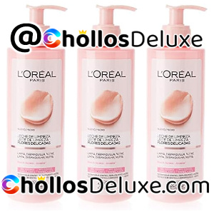 3x L'Oreal Paris Leche Limpiadora 400 ml