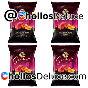 4x Lay's Gourmet Patatas Fritas Sabor Solomillo de Ternera, 150g