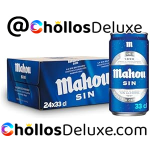 Mahou Sin, Cerveza lager Sin Alcohol Pack 24 Latas x 33cl