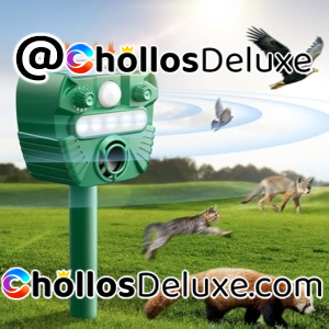 Ahuyentador Ultrasónico Animales 5 Modos IP45