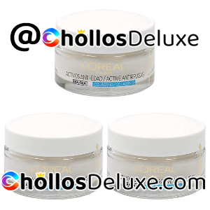 3x L'Oreal Paris Crema Hidratante Anti Arrugas De Día con Colágeno 50 ml
