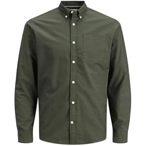 Jack & Jones Jjeoxford Shirt L/S S21 Noos Camisa Hombre