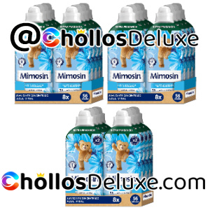 24x Suavizantes Concentrado Azul Vital Mimosín 56 Lavados