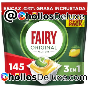 Fairy Original Todo En Uno 145 Cápsulas Lavavajillas