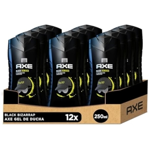 12x Axe Black Remixed BZRP Gel de Ducha 250ml