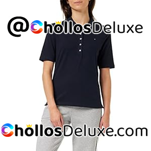 Tommy Hilfiger Polo de Manga Corta para Mujer
