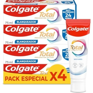 4x Colgate Total Blanqueador Pasta de Dientes 75ml