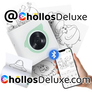 Mini Impresora Térmica Bluetooth +Rollo