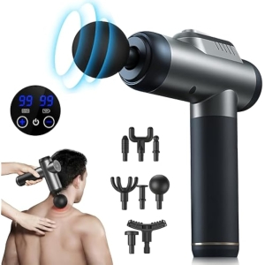 Pistola de Masaje Muscular +8 Cabezales