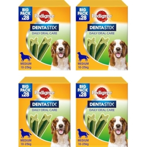 112x Pedigree Dentastix Fresh Snacks Perros