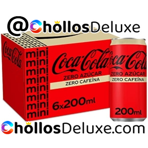 6x Coca-Cola Zero Azúcar Zero Cafeína 200ml