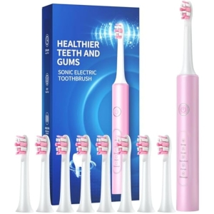 Cepillo de Dientes Eléctrico 5 Modos +8 Cabezales
