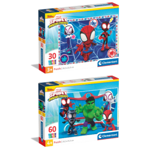 Clementoni Marvel Spidey y sus Amigos Puzzle 30/60 Piezas