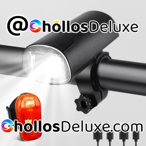 Luces LED Bicicleta Delantera y Trasera Recargables IPX5