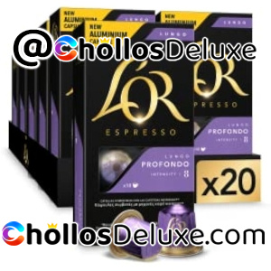 200x L'OR Espresso Cápsulas de Café Lungo Profondo