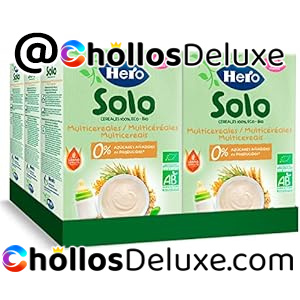 6x Hero Solo Papilla Multicereales Ecológica 300g