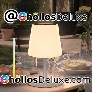 Lámpara de Mesa Solar IP44 3 Modos