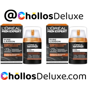 Pack de 2 L'Oréal Men Expert Crema Cuidado Diario Anti-Granos