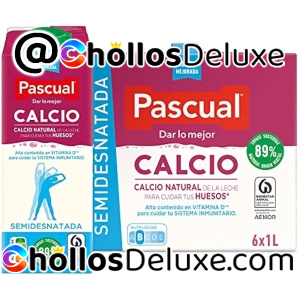 6x Pascual Calcio Leche Semidesnatada 1 Litro