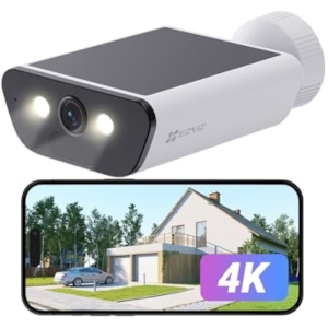 Cámara Vigilancia 4K WiFi Exterior a Batería con Panel Solar