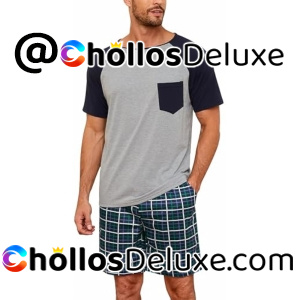Pijama Corto Hombre Verano 2 Piezas