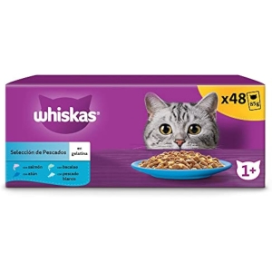 48x Whiskas Comida Húmeda Gatos