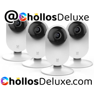 Pack de 4 YI Home Pro 2K Cámara Vigilancia WiFi