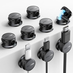 9x Clips Magnéticos Organizadores de Cables