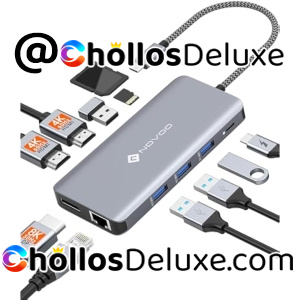 Estación de Carga USB C 11 en 1 100W
