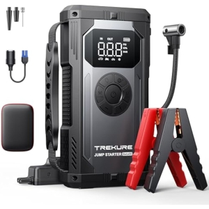 Arrancador de Baterias de Coche 4 en 1 4000A 150 PSI 18W