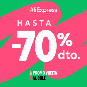 Cupones Vuelta al Cole en Aliexpress