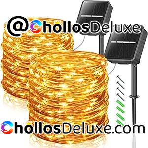Pack de 2 Luces LED Solares 12 Metros