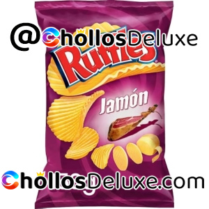 3x Ruffles Jamón Patatas Fritas 150g