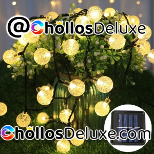 Cadena de Luces Solares Exterior 5 Metros IP65