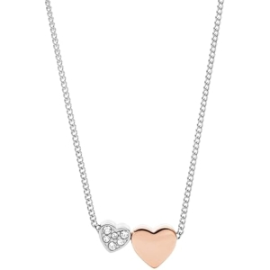 Fossil Sutton Duo Hearts Collar Mujer