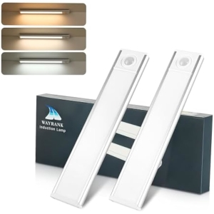 2x Luces LED Armario Sensor Movimiento 1200mAh