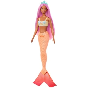 Barbie Sirena Cola Naranja Muñeca