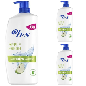 3 Champús H&S Apple Fresh 1000ml