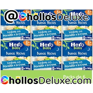 12x Hero Baby Tarritos Verduritas con Pescadilla a la Crema 190g