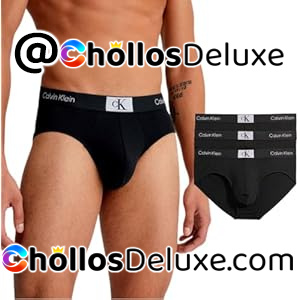 Calvin Klein Pack de 3 Slips Briefs de Cadera para Hombre