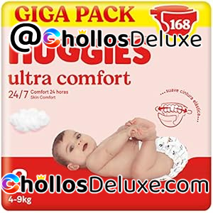 Huggies Ultra Comfort 168 Pañales Bebé Talla 3 (4-9 kg)